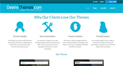 Desktop Screenshot of desirethemes.com