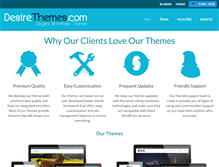 Tablet Screenshot of desirethemes.com